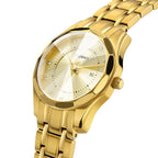 BERNY damklocka i guldton – Elegant automatisk klocka