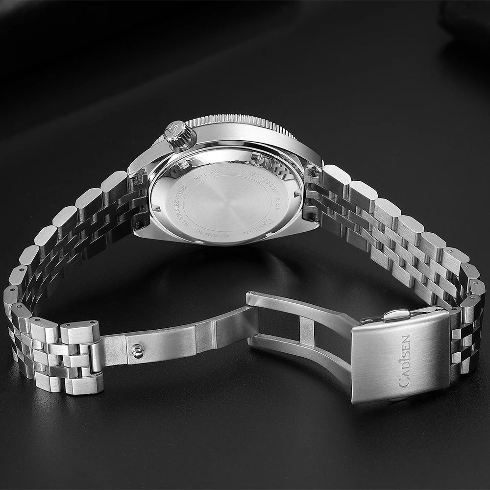 CADISEN Automatiskt dykarur herr – Safirglas, 100m