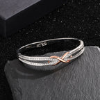 ArtPage stelt armband dam – silverpläterat med roséguldfärgade detaljer