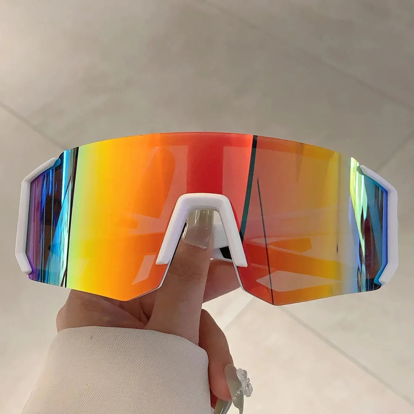 Sportiga Oversized Solglasögon – Unisex UV400 Outdoor