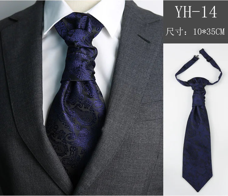 Bröllopsslips Herr – Vit/Svart elegant design