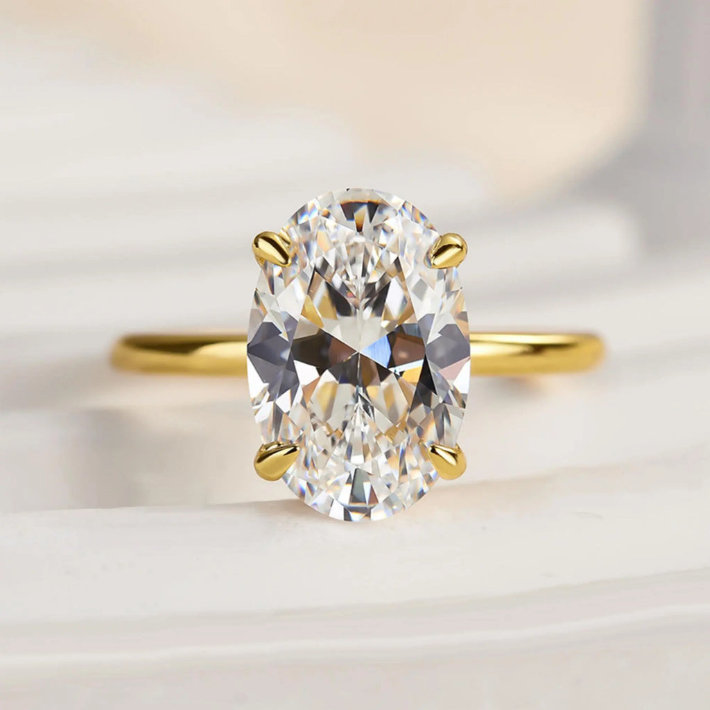Förlovningsring i 925 sterling silver – Lyxig zirkonring 1–8 carat