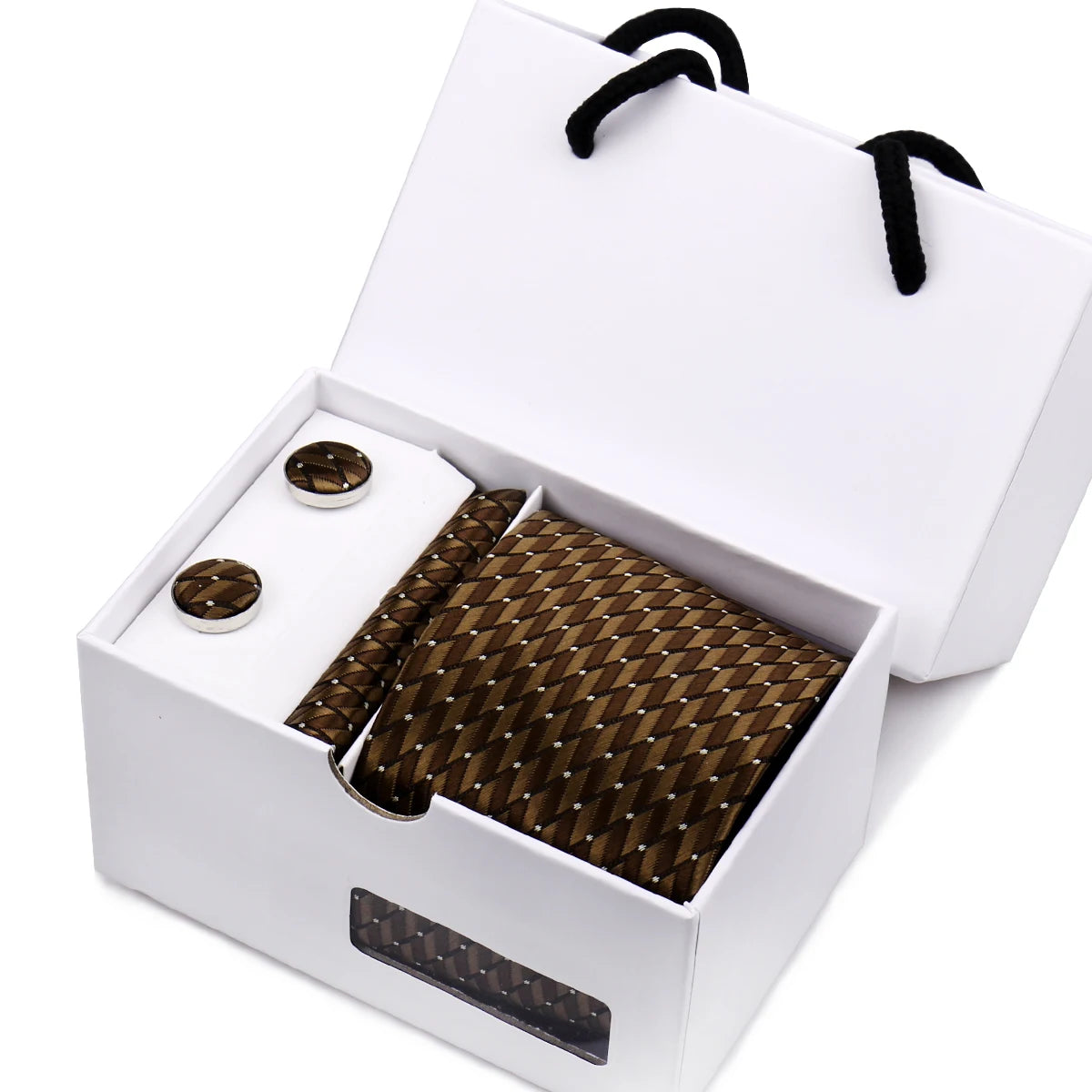 Slipsset i presentbox – lyxigt herrset