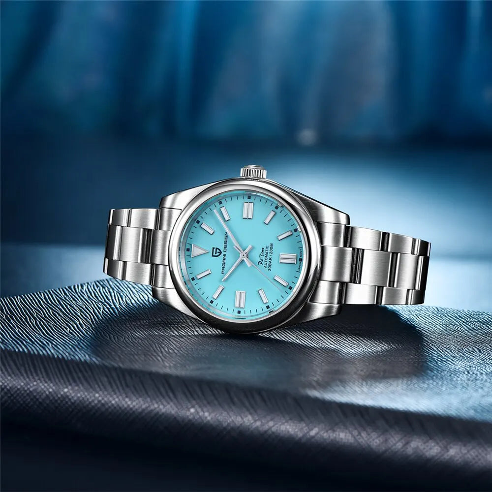 PAGANI Design Automatisk Herrklocka 39 mm – Safirglas & 20 ATM