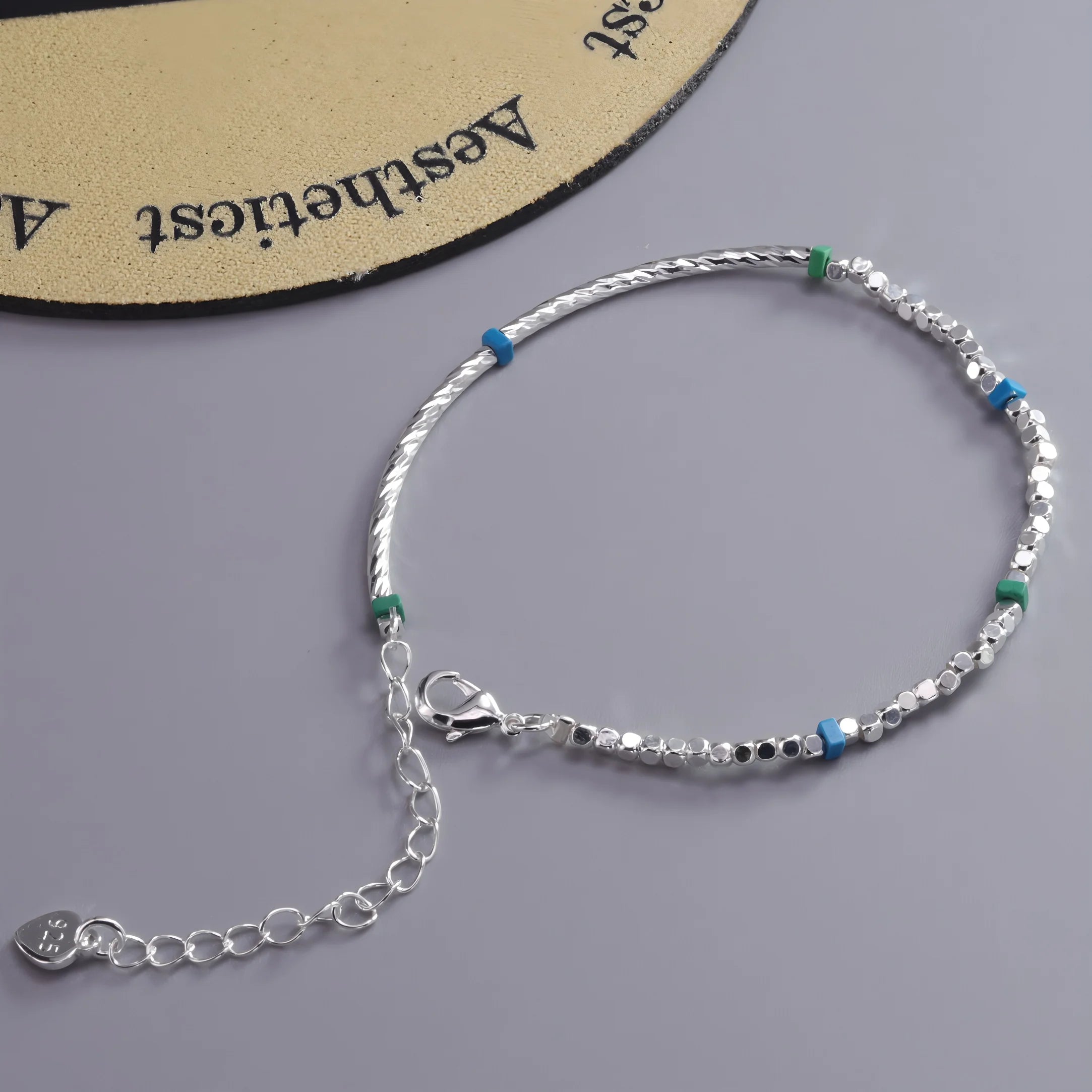 Silverarmband Dam Hjärta