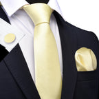 Slipsset för herr – Slips, ficknäsduk & manschettknappar