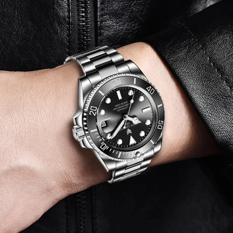 LIGE LIGE6801 automatisk herrklocka – 10 ATM