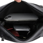 Väska dam – mjuk axelväska i läderlook med stor kapacitet