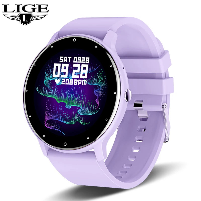 LIGE Smartwatch 1.28” – Bluetooth-samtal & pulsmätning