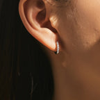 MODIAN creoler med moissanit – 925 sterlingsilver för dam