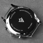 CADISEN 7066 kronograf herrklocka – Miyota 0S11 quartz, canvasarmband, 5ATM