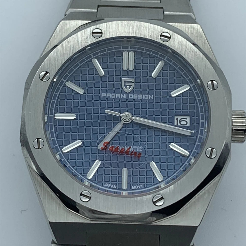 Pagani Design Automatisk herrklocka – Safirglas