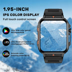 LIGE Smartwatch 1.95” – Bluetooth-samtal & fitness