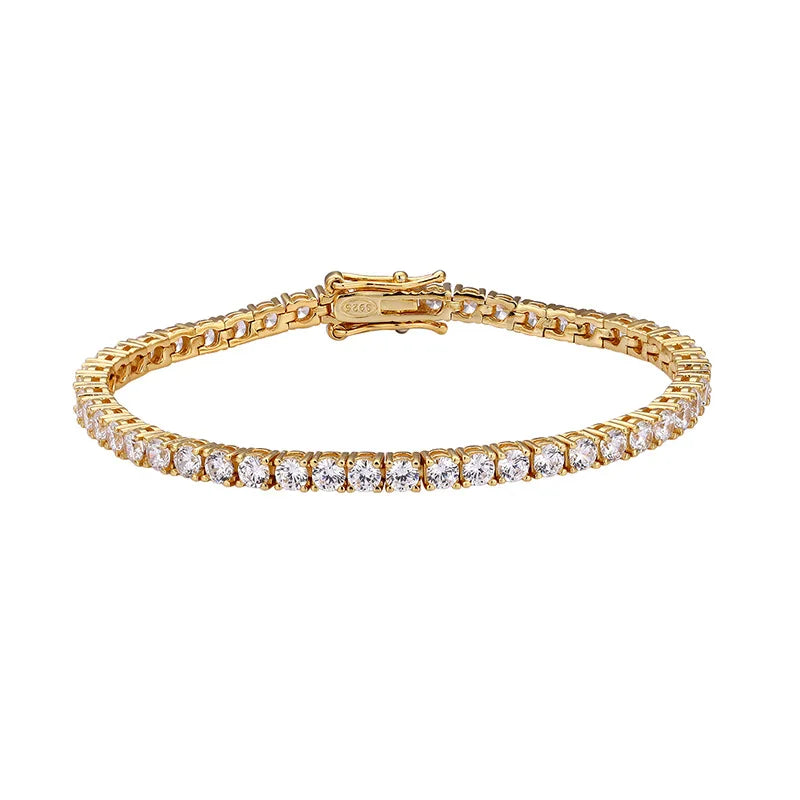 KNRIQUEN tennisarmband med moissanit – 925 sterlingsilver