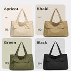 Canvas tote bag med stor kapacitet