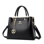 Axelväska dam 3-fack – stor shopper & crossbody