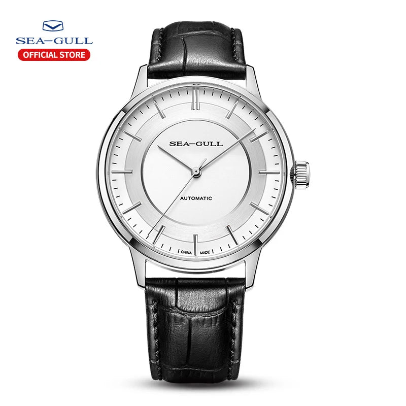 Sea-Gull Automatisk herrklocka – safirglas