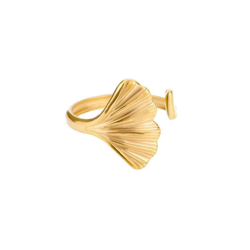 Ring dam – ginkgo blad ring bladformade