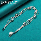 Sterling silver armband dam – elegant kedjearmband i klassisk design