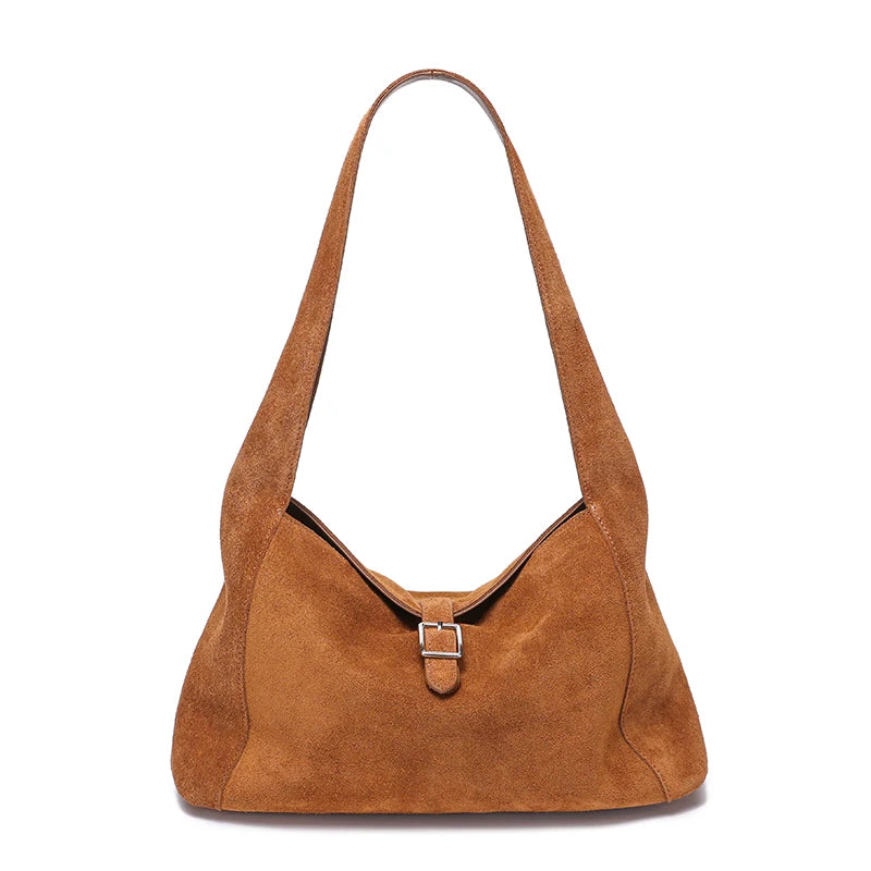 Mockaväska dam i äkta läder – crossbody