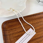 Pärlhalsband dam – sötvattenspärlor choker i elegant design