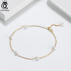 ORSA JEWELS pärlarmband dam – sötvattenspärlor & 925 sterlingsilver