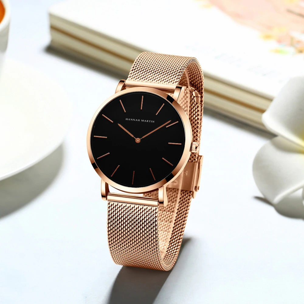 Damklocka Hannah Martin Set Roséguld