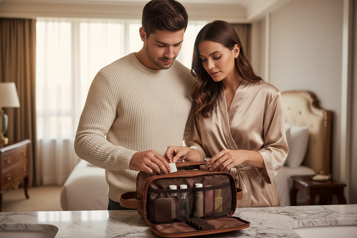 Stor rese‑necessär för herr