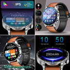LIGE BW0664 smartwatch med Bluetooth-samtal och pulsmätning