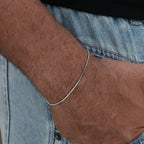 Rostfritt stålarmband – Minimalistiskt kedjearmband för män & kvinnor