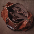 Weekendbag i äkta läder herr – vintage