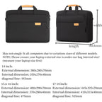 WOMT laptopväska 15.6–17.3 tum i nylon