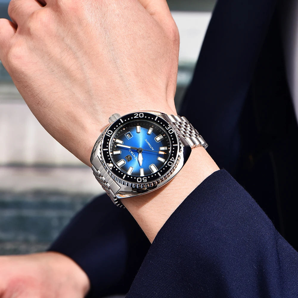 Herrklocka Benyar automatisk 42 mm – Sport & dykstil 50M