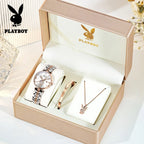 PLAYBOY 2054 Damklocka Set – elegant kvartsklocka