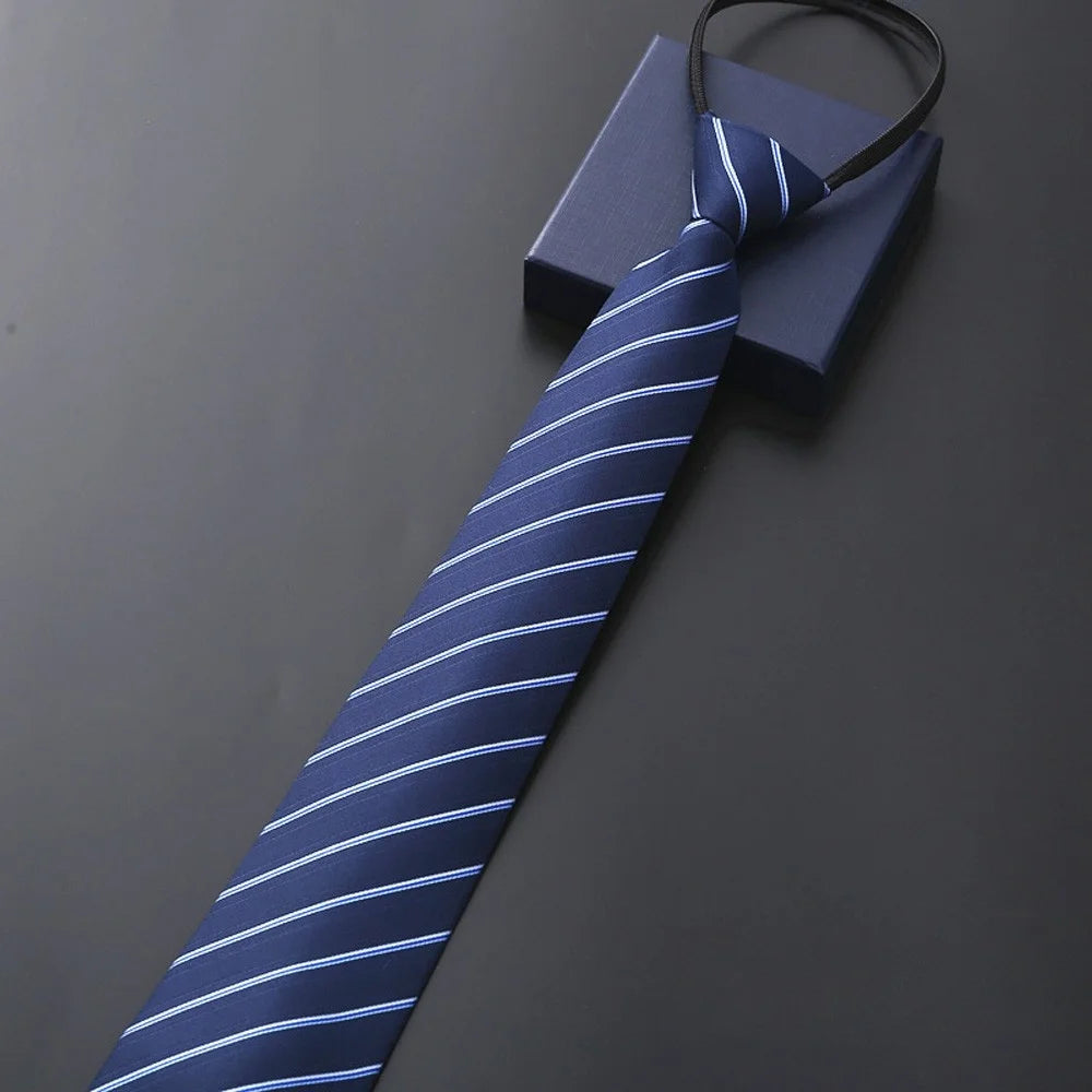 Lazy slips 8 cm – randig med dragkedja