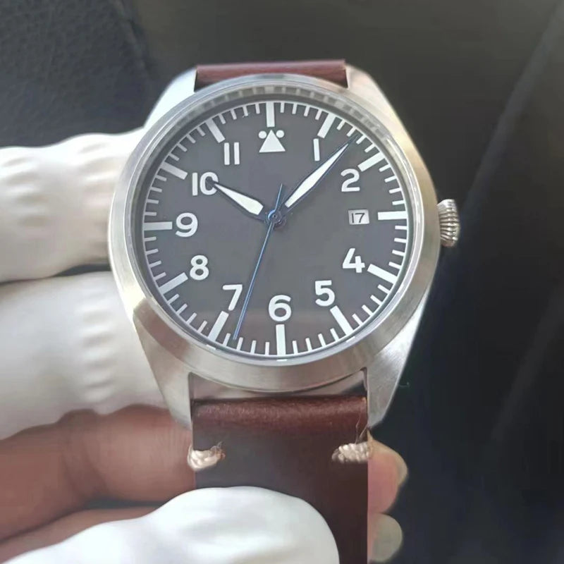 Automatisk Flieger pilotklocka herr – Miyota 8215 med safirglas