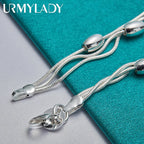 Sterling silver armband dam – elegant kedjearmband i klassisk design