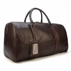 Weekendbag i äkta läder – resväska / duffelbag