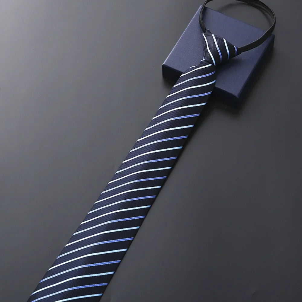 Lazy slips 8 cm – randig med dragkedja