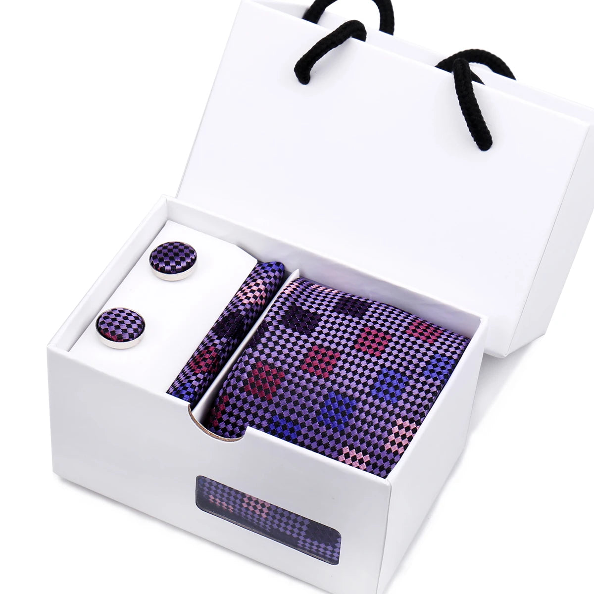 Slipsset i presentbox – lyxigt herrset