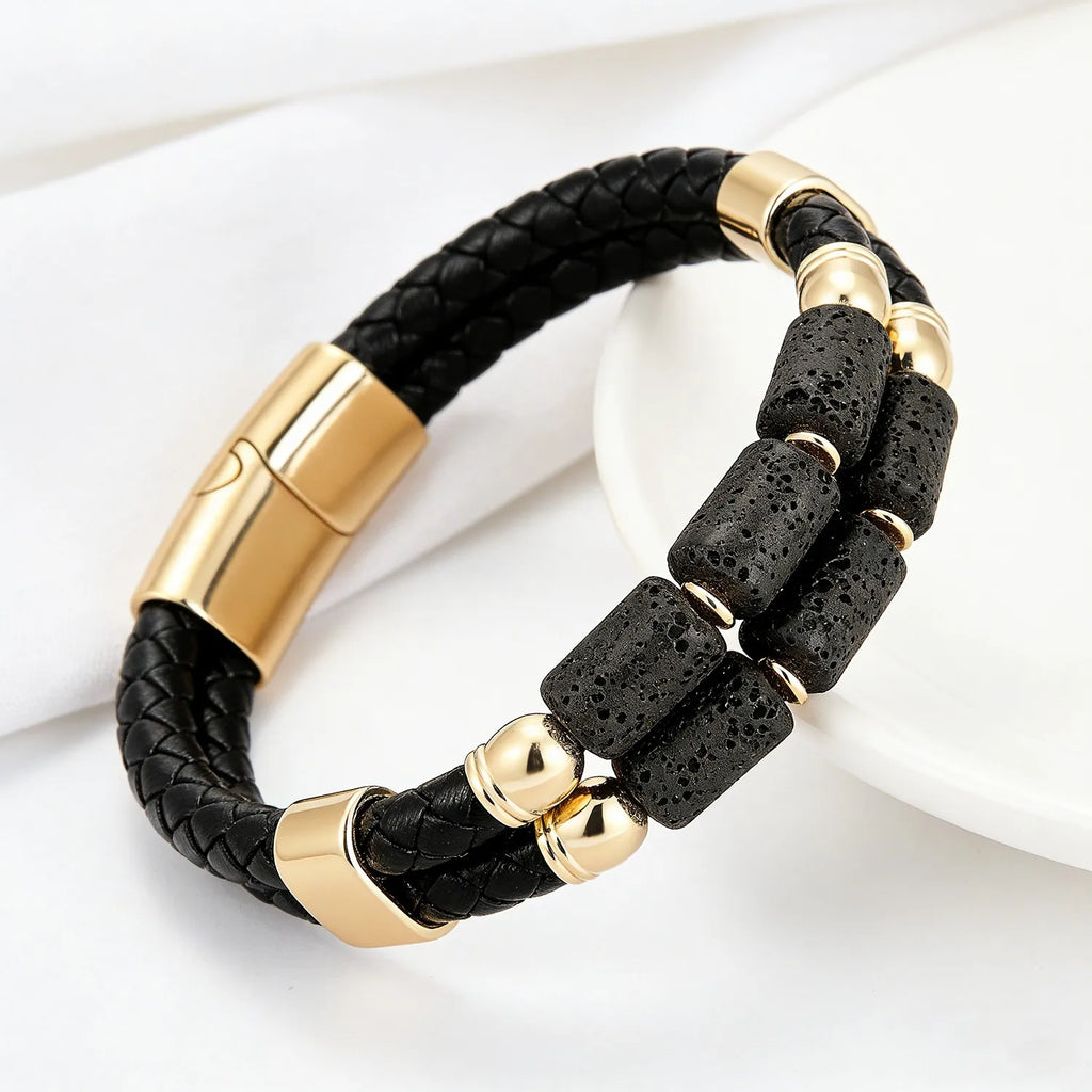 Armband herr – stenarmband med magnetlås