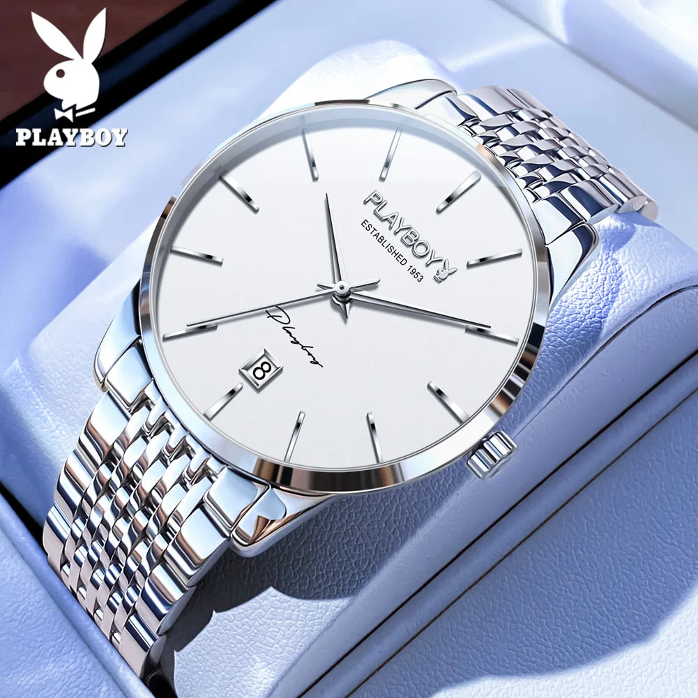 PLAYBOY 2604 Herrklocka – kvartsklocka