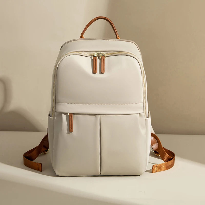 Rymlig datorryggsäck dam i Oxford-material 20–35 L