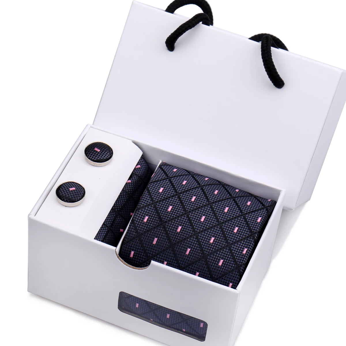 Slipsset i presentbox – lyxigt herrset