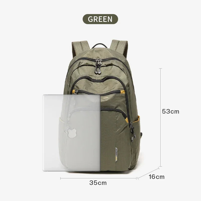 EPOL rymlig ryggsäck dam 20–35 L i Oxford-material