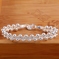 Armband med flätad kedja i sterling silver