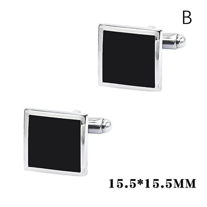 Vintage manschettknappar i rostfritt stål – eleganta & slitstarka