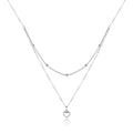 Halsband dam – hjärthalsband i 925 sterling silver med zircon