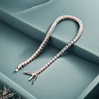 KNRIQUEN tennisarmband med moissanit – 925 sterlingsilver