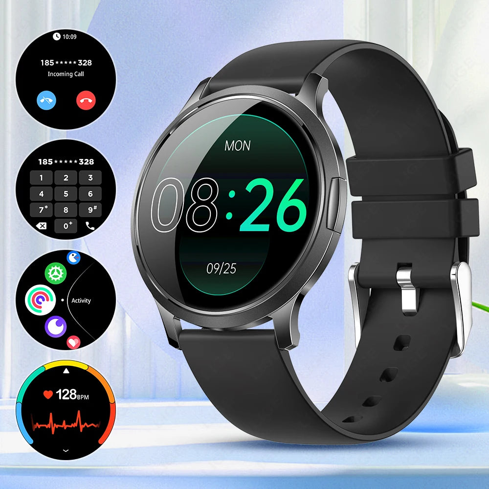 LIGE Dam Smartwatch 1.32” – AMOLED & pulsmätning